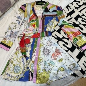 NWT Zara Print Dress
